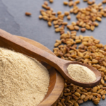How does Methi (fenugreek) seed powder help for health?